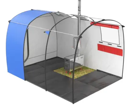 Isolierter Boden für MORZH Max; Shelter